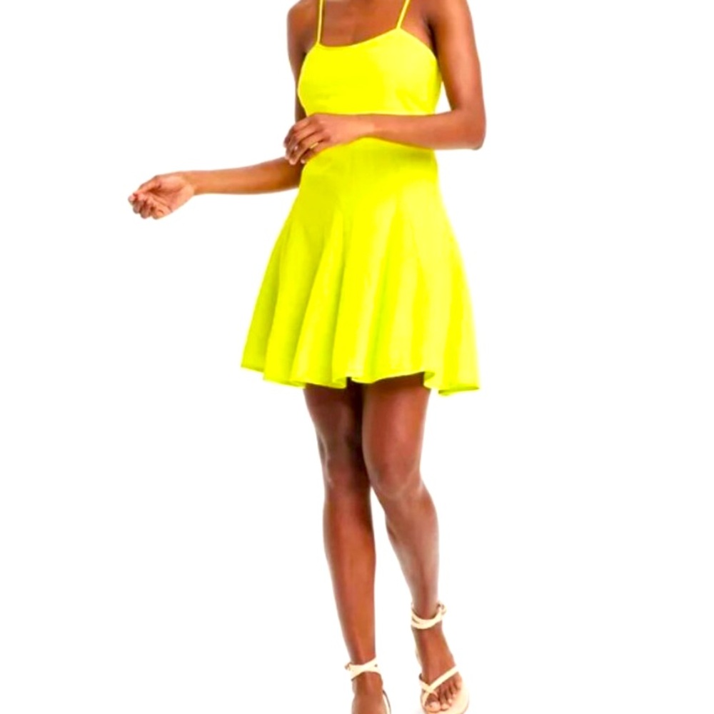 Women's Beach Bungalow Linen Mini Dress - A New Day™